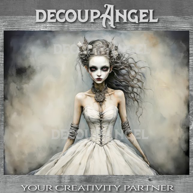 Twilight Bride Viviana - Decoupage - Tissue Paper (Creator Uploaded)