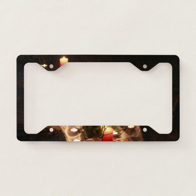 Twilight Candle Car Frame – Customizable (Front)