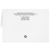 Twilight City Lights Observatory Cards (Back Horizontal)