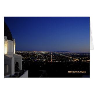 Twilight City Lights Observatory Cards