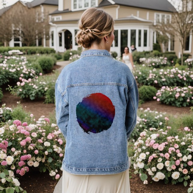 Twilight Descent Denim Jacket (Wedding Back)