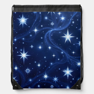 Twilight Drift Drawstring Bag
