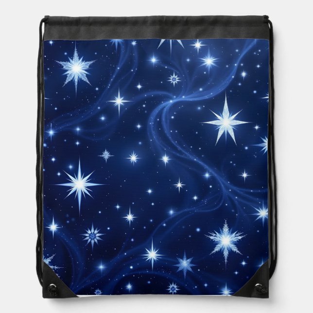 Twilight Drift  Drawstring Bag (Front)