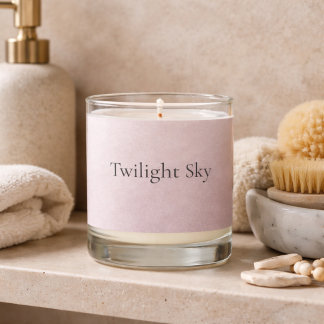 Twilight Dusk Lines Scented Jar Candle