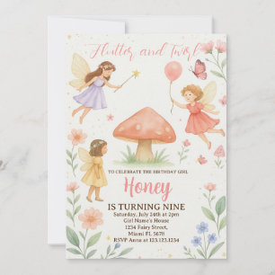 Twilight Fairy Birthday Invitation