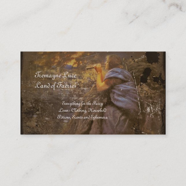 Twilight Fairy Circle Dance Business Card (Front)