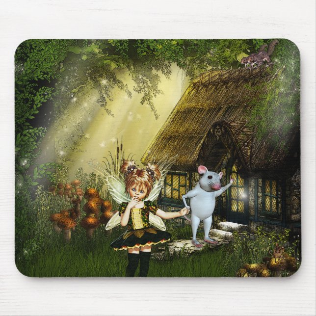 Twilight Fairy Haven Mouse Pad (Front)