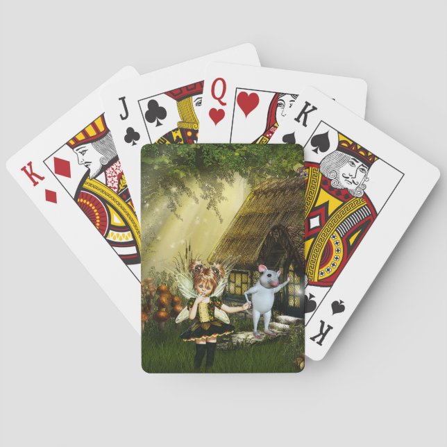 Twilight Fairy Haven Poker Cards (Back)