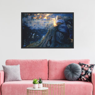 Twilight Fantasies by Edward Robert Hughes Canvas Print