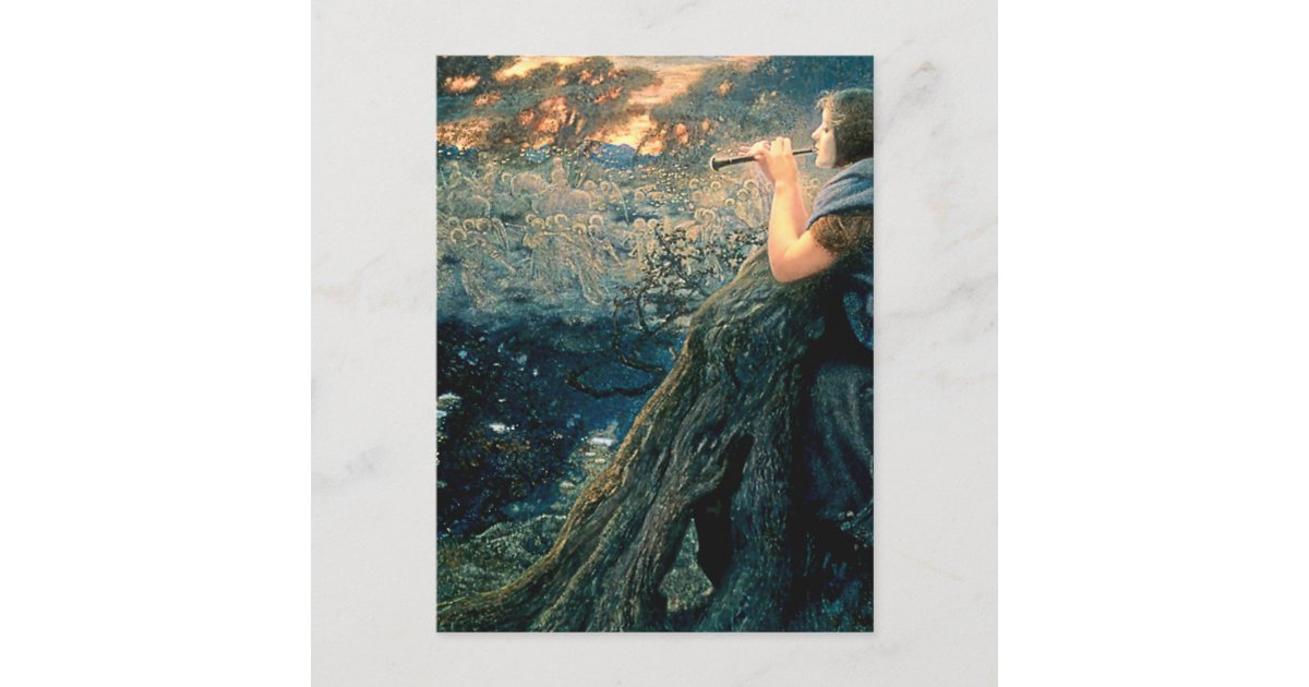 “Twilight Fantasy” by Edward Robert Hughes Postcard | Zazzle