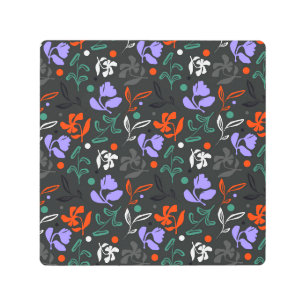 Twilight Flora Metal Print