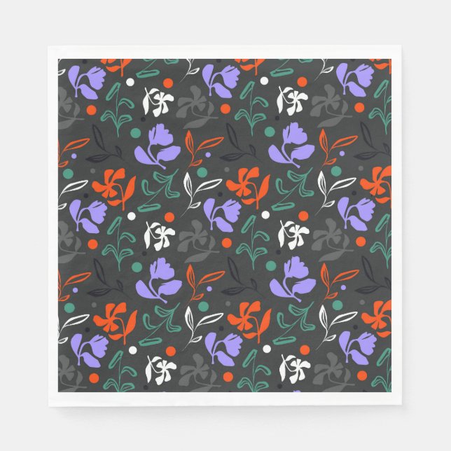 Twilight Flora Napkins (Front)