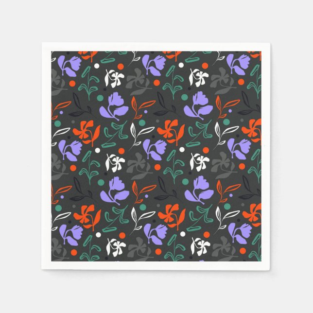 Twilight Flora Napkins (Front)