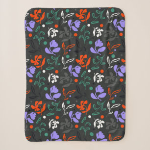 Twilight Flora Sherpa Blanket