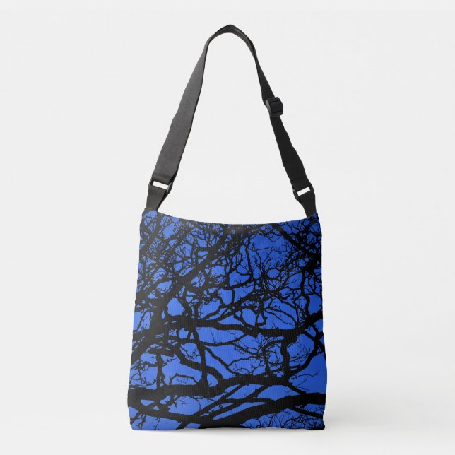 Twilight Forest Cross-Body Tote Bag (Front)