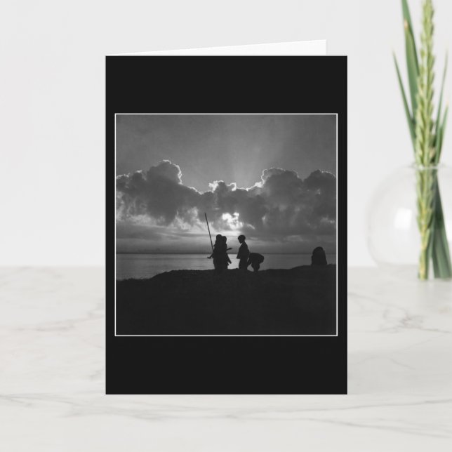 TWILIGHT FUN (black background) Card (Front)