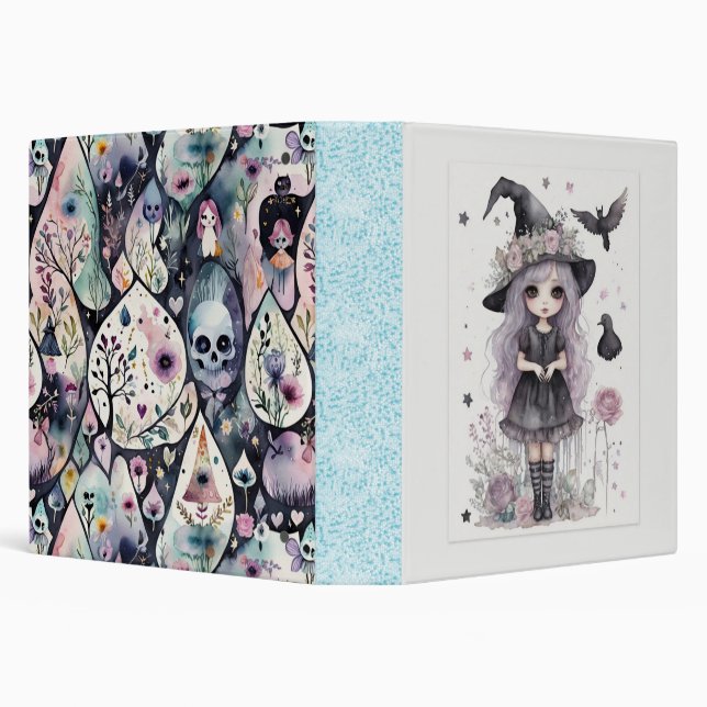 Twilight Garden Sorceress 3 Ring Binder (Background)