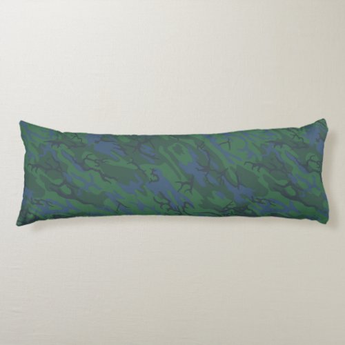 Twilight Green Camo Body Pillow