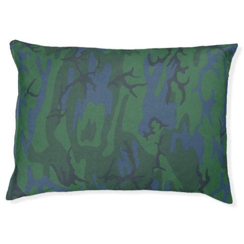 Twilight Green Camo Pet Bed