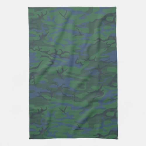 Twilight Green Camo Towel