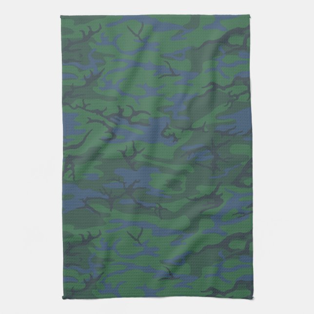 Twilight Green Camo Towel (Vertical)