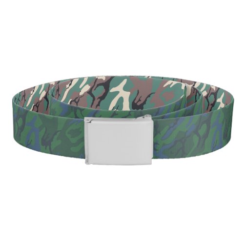 Twilight Green _ Woodland Camo Belt