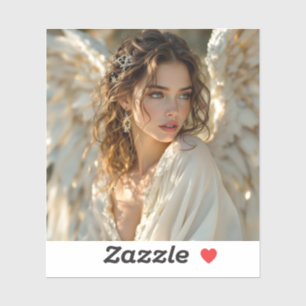 Twilight Guardian – Angel of Gilded Wings Sticker