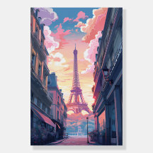 Twilight in Paris Travel Poster