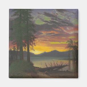 Twilight, Lake Tahoe, c.1870s (oil on canvas) Magnet