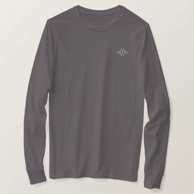 Twilight Logo Embroidered Long Sleeve T-Shirt (Design Front)