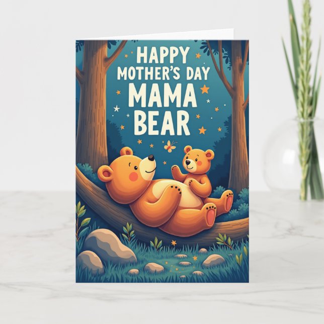 Twilight Mama Bear Day Card (Front)