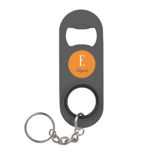 Twilight monogram customized name and initial keychain bottle opener
