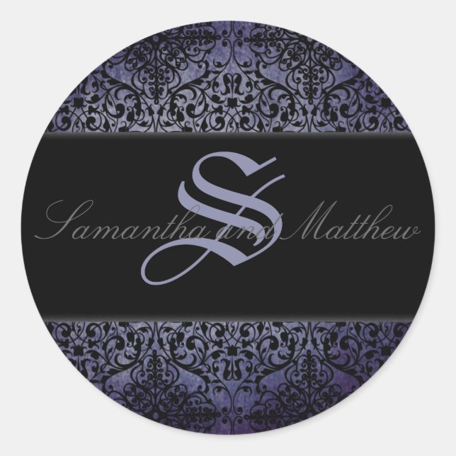 Twilight Monogram Sticker B (Front)