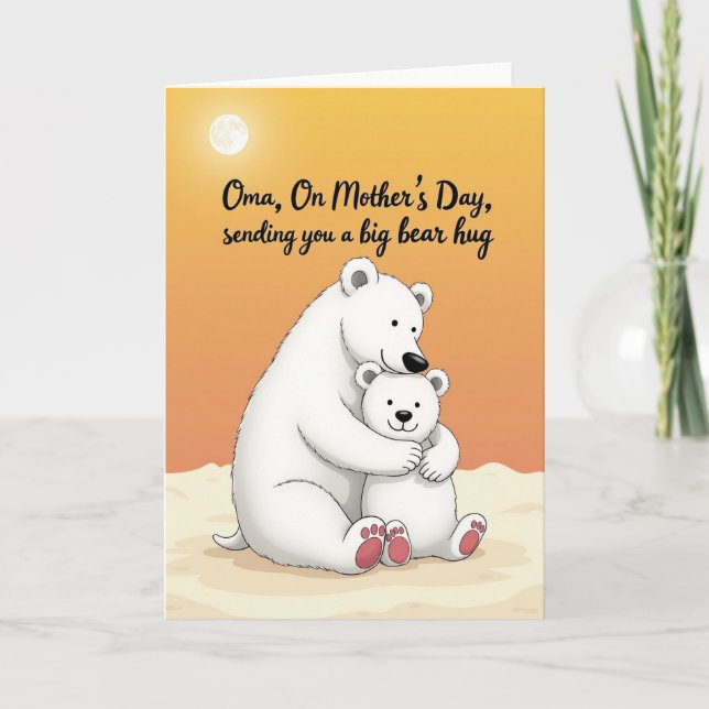 Twilight Mothers Day Embrace Card (Front)