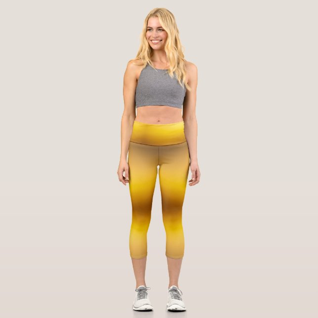 Twilight of Gold Capri Leggings (Front)