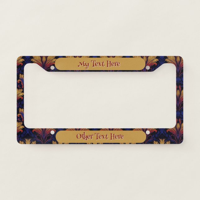 Twilight Opulence  License Plate Frame (Front)