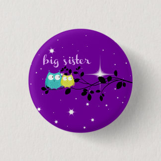 twilight owl "big sister" button!!! pinback button