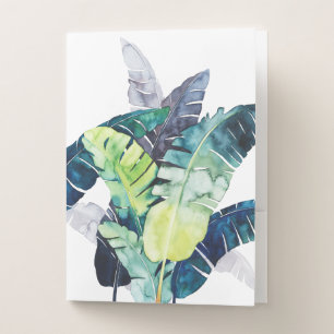 Twilight Palms - Palm Leaves Pocket Folder
