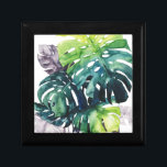 Twilight Palms - Split Leaf Gift Box<br><div class="desc">"Twilight Palms IV" by Grace Popp</div>