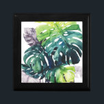 Twilight Palms - Split Leaf Gift Box<br><div class="desc">"Twilight Palms IV" by Grace Popp</div>