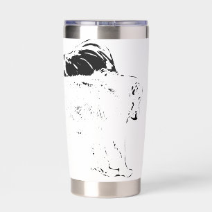 Twilight Paws, Side-by-Side Insulated Tumbler