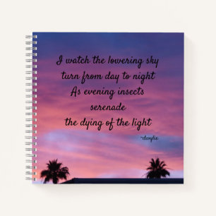 Twilight - Poetry Art Notebook
