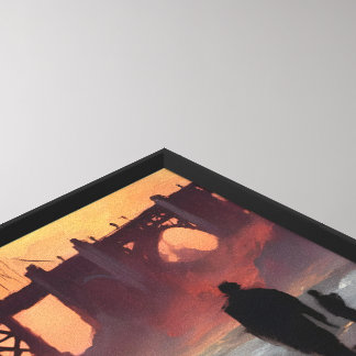 Twilight Promenade at the Golden Gate Canvas Print