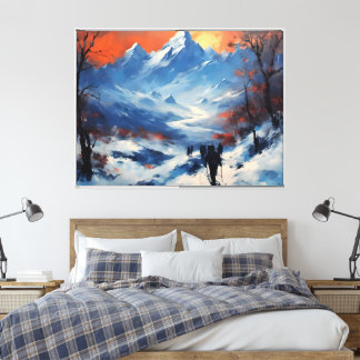 Twilight Promenade at the Mt Everest Canvas Print