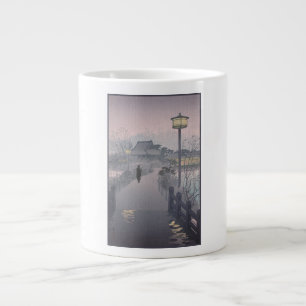 Twilight Rain on Path to Shinobazu in Japan Giant Coffee Mug