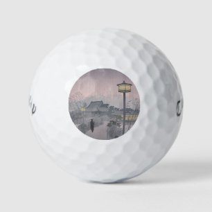 Twilight Rain on Path to Shinobazu in Japan Golf Balls