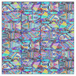 Twilight Rainbow Fish Fabric