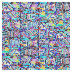 Twilight Rainbow Fish Fabric