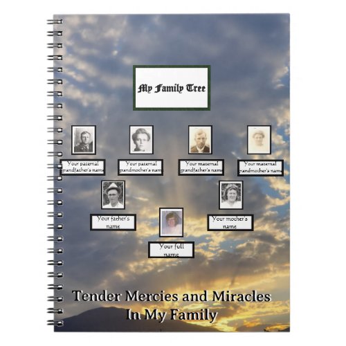 Twilight Rays Three Generation Mercies Miracles Notebook