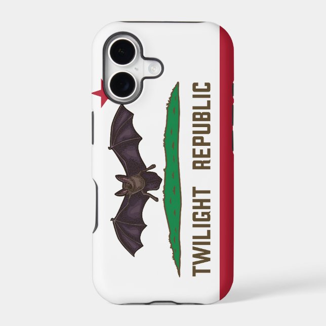 Twilight Republic Flag Iphone Case (Back)